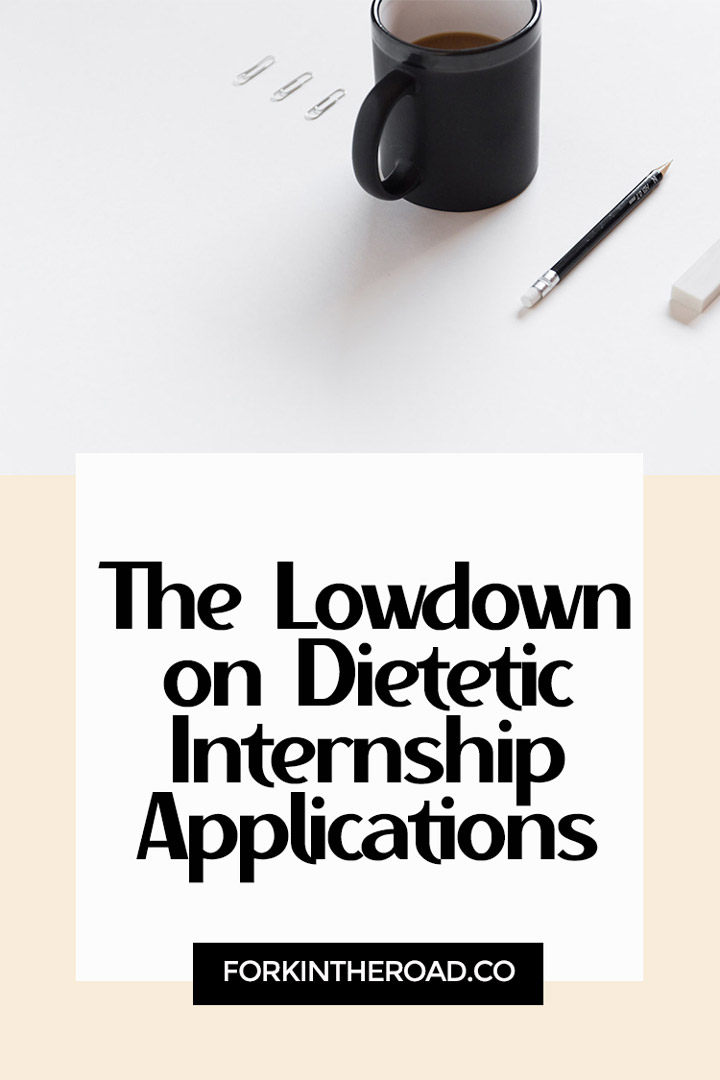dietetic internship application