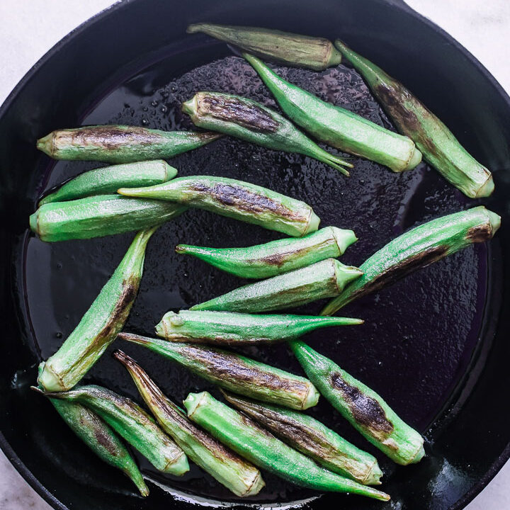 Pan Roasted Okra Recipe-image