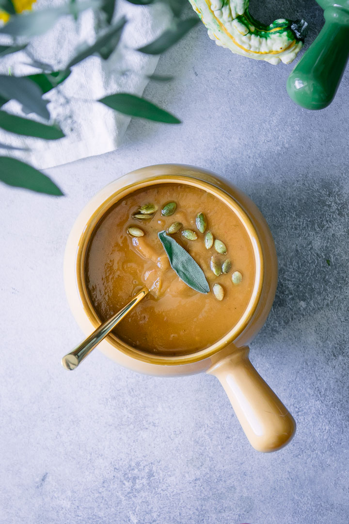 Instant Pot Pumpkin Sage Soup