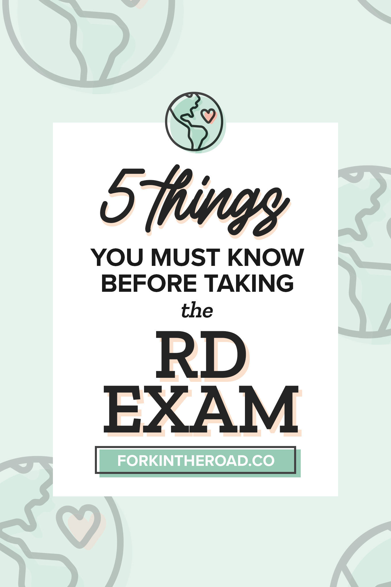 5 Things to Know Before Taking the RD Exam