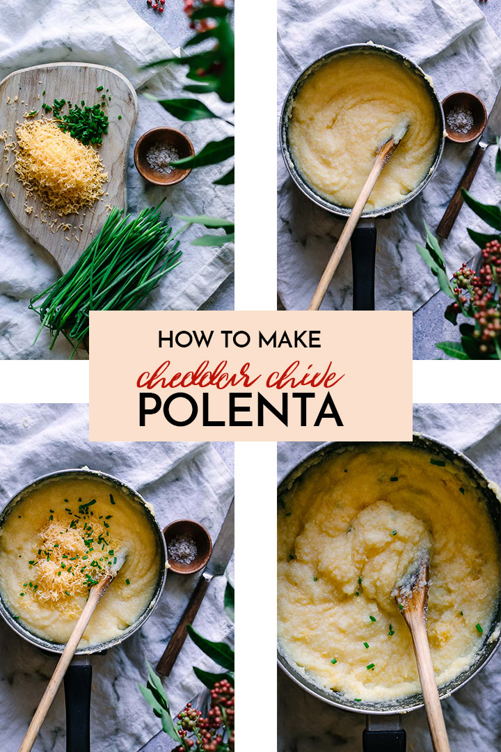 a step-by-step photo instructions for how to make polenta