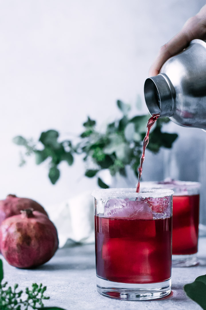 Pomegranate Margaritas