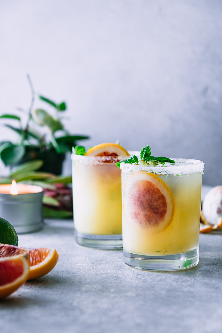 Blood Orange Kiwi Margaritas