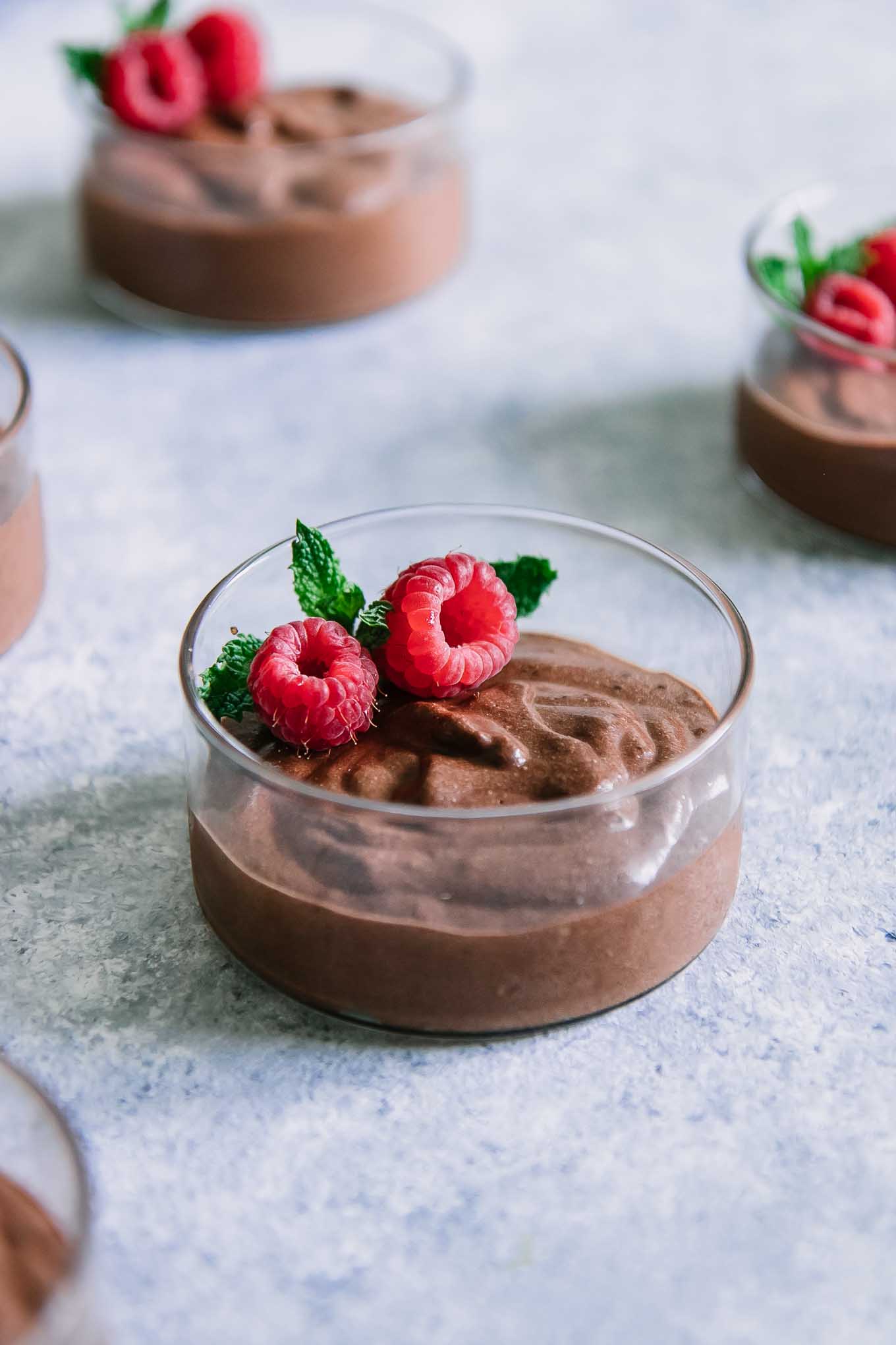 Creamy Vegan Chocolate Mousse (Nut-Free!)