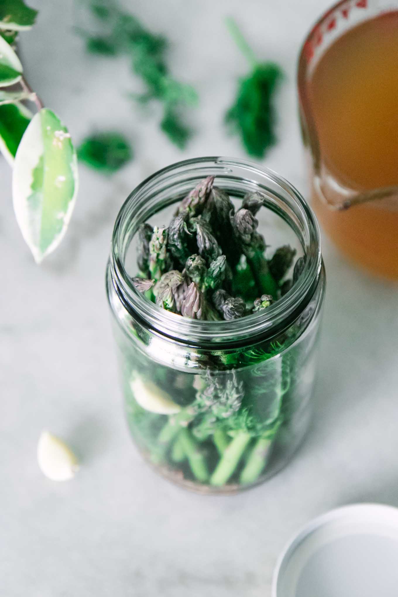 Easy Quick Pickled Asparagus in the Refrigerator ⋆ Pickled Asparagus in