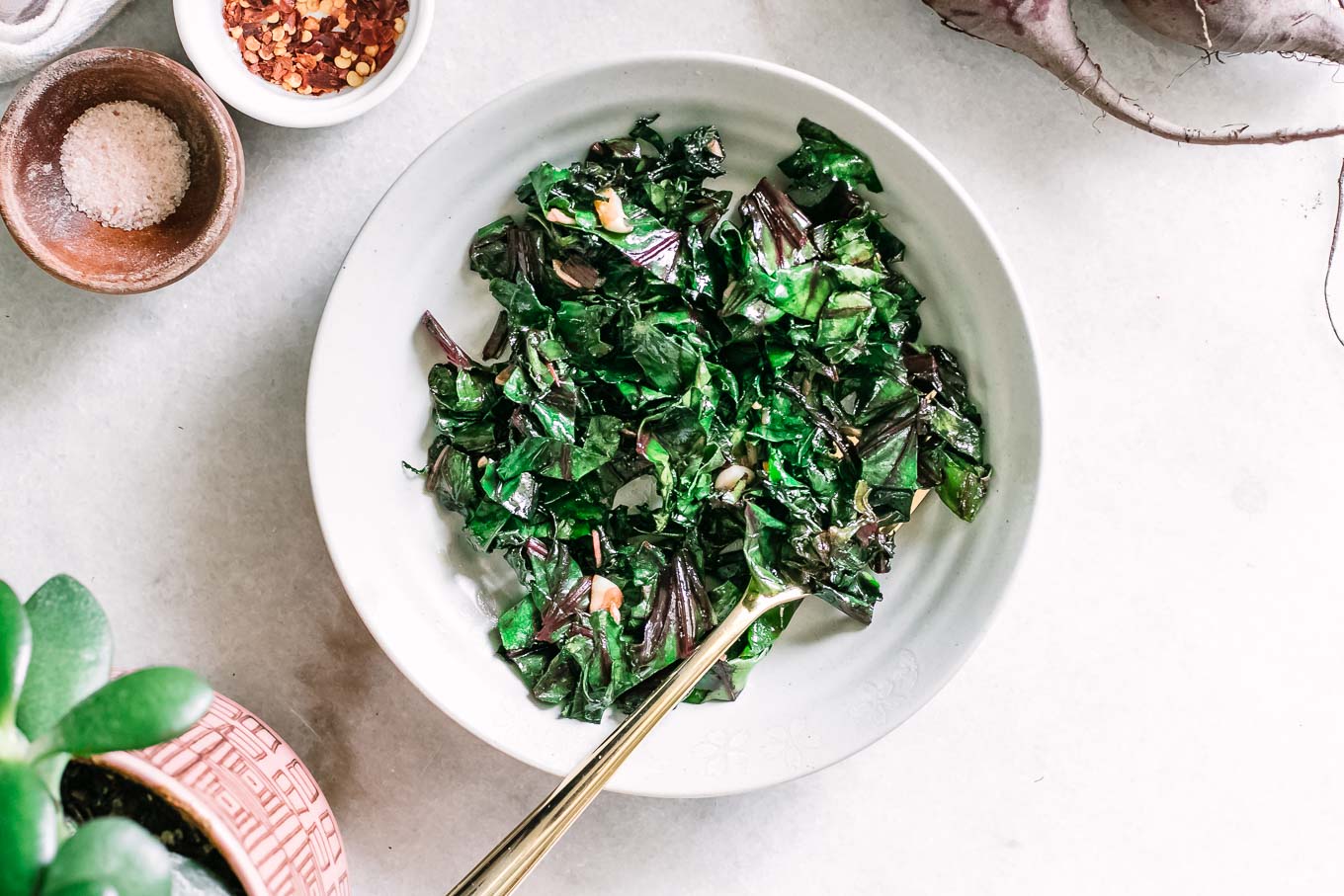 Simple Beet Greens - Eating Bird Food