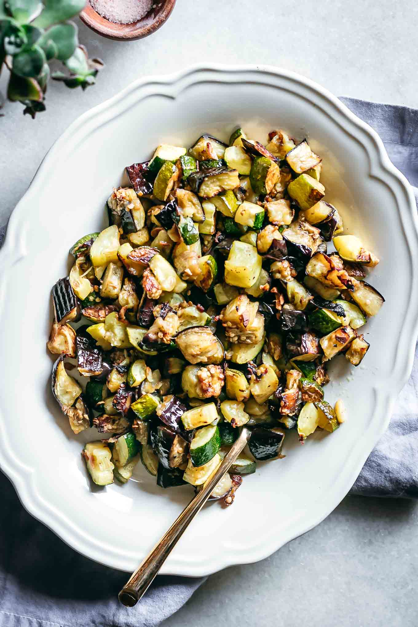 Roasted Eggplant and Zucchini