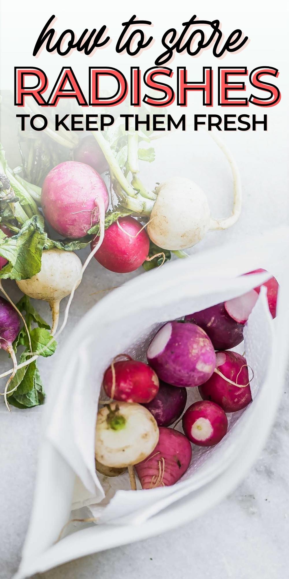 How to Store Radishes ⋆ Fridge, Freezer, and Dry Radish Storage Tips