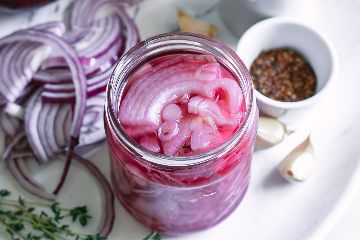 Quick Pickled Red Onions (No Sugar!) ⋆ Easy Refrigerator Pickled Onions