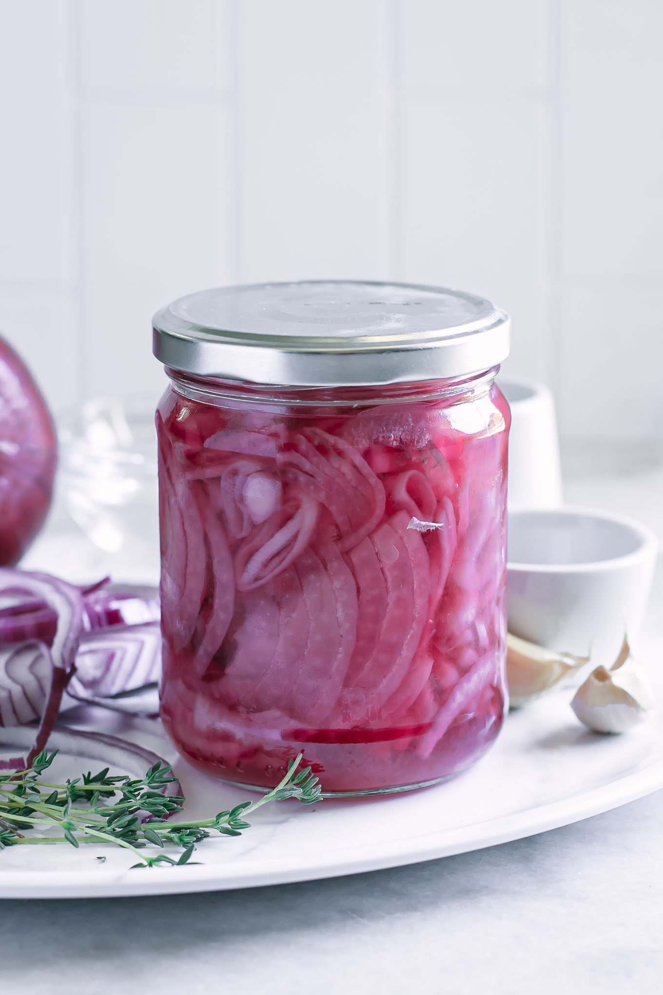 Quick-Pickled Red Onions - Never Not Hungry