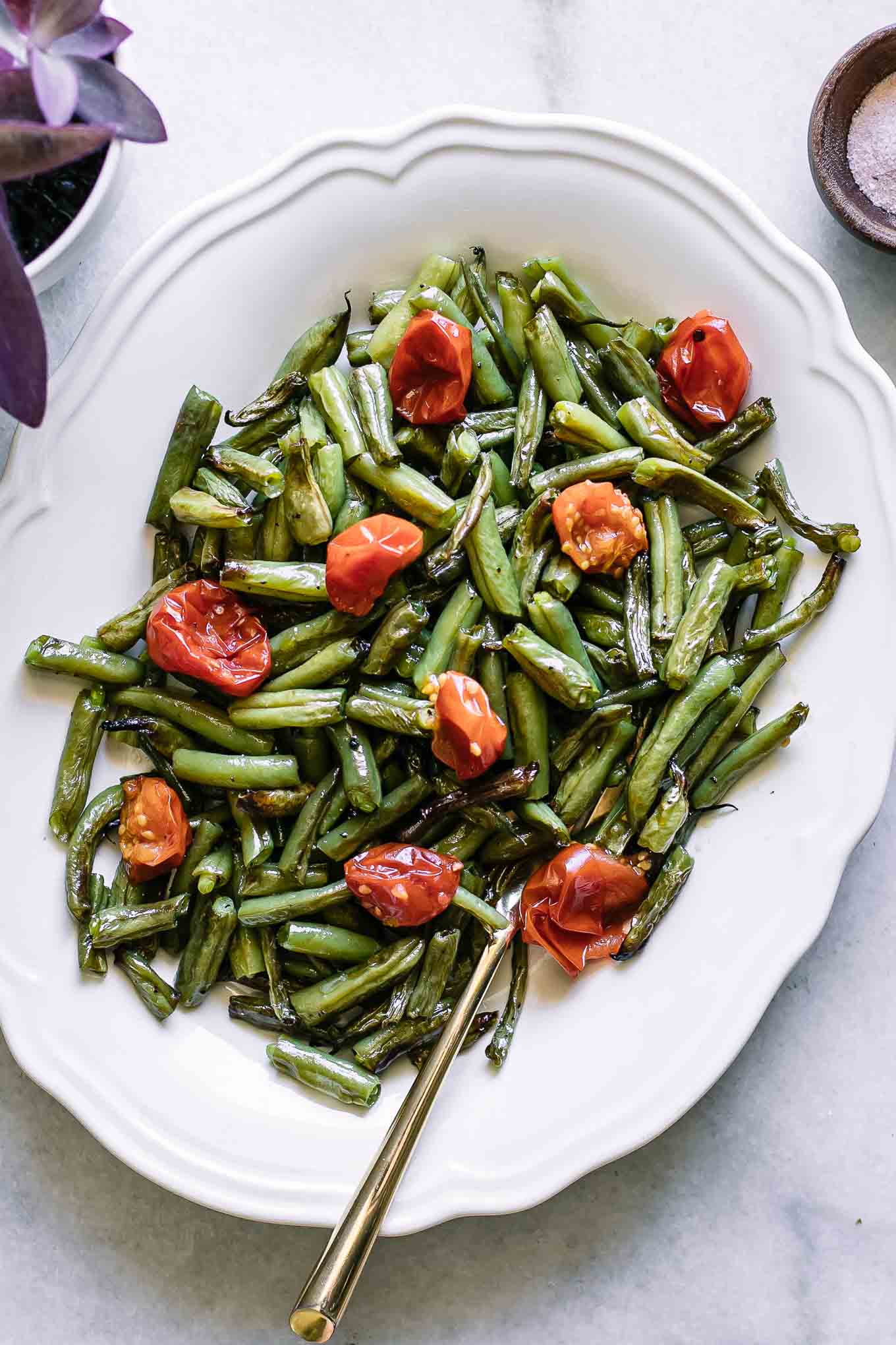 Roasted Green Beans and Tomatoes