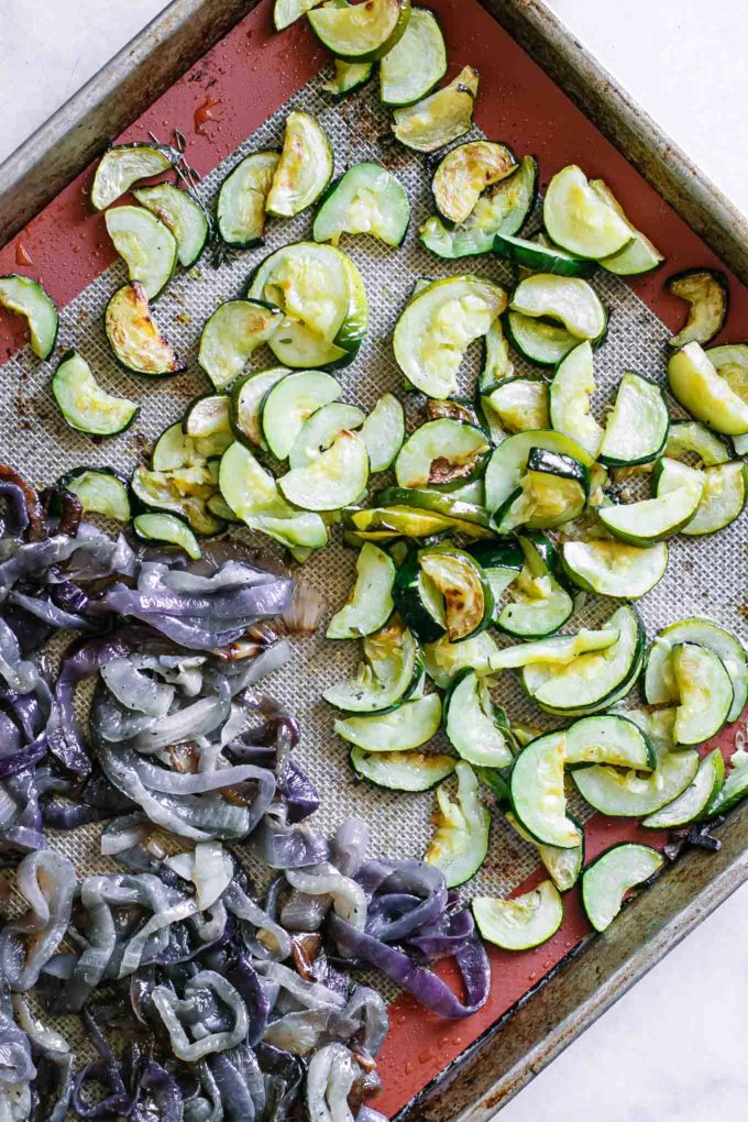 Roasted Zucchini and Onions ⋆ Fork in the Road