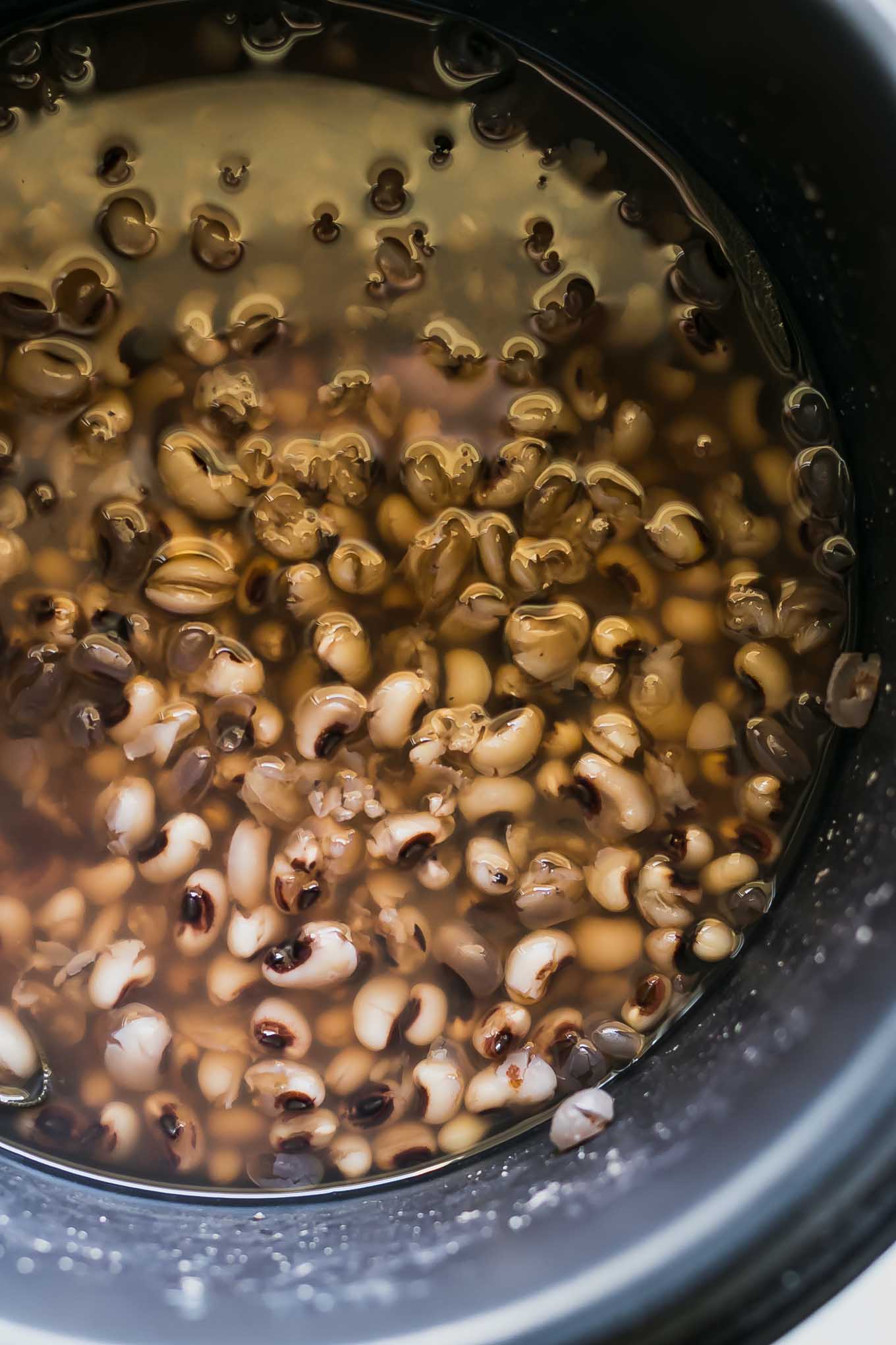 black eyed peas in an instant pot after cooking