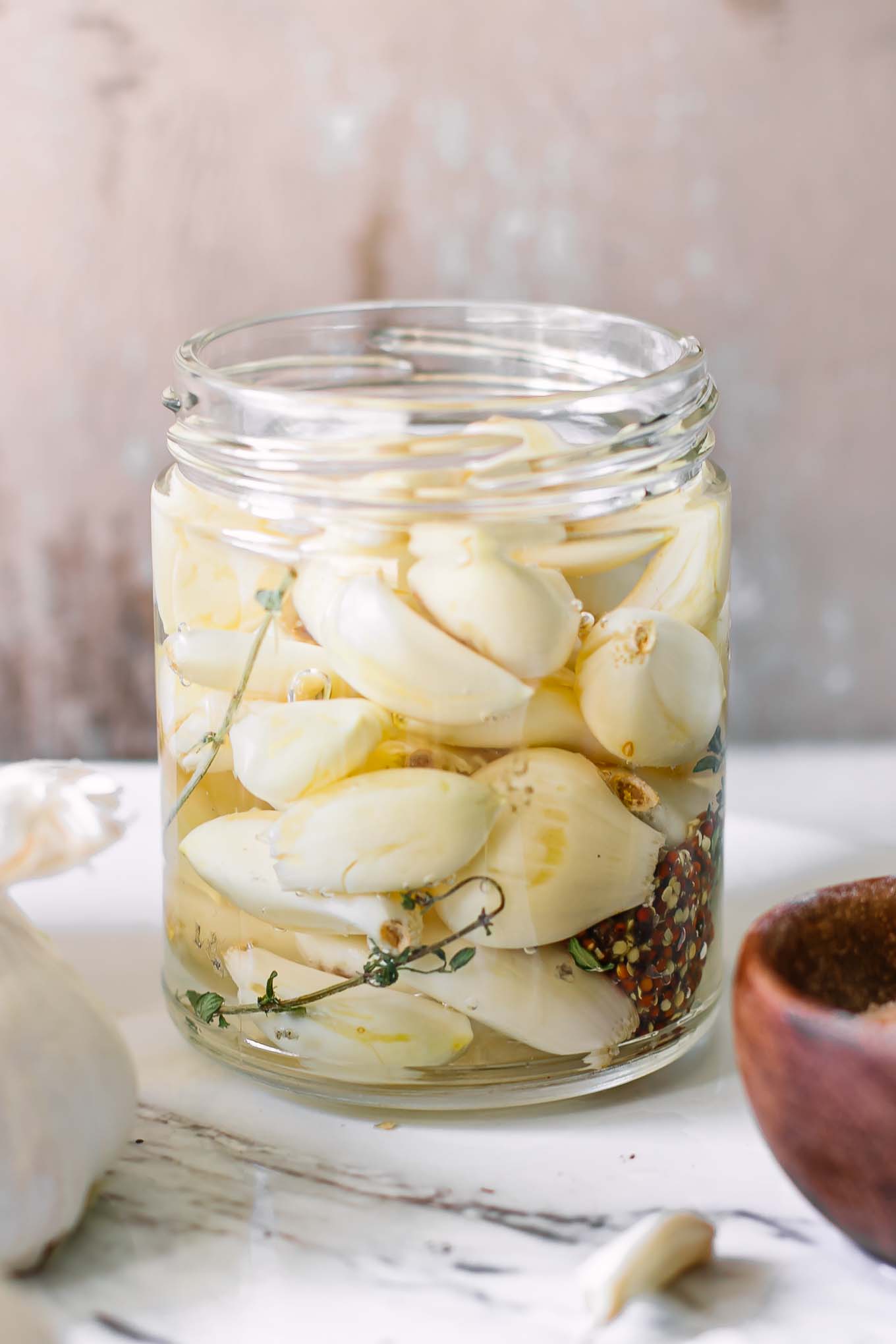 Quick Pickled Garlic