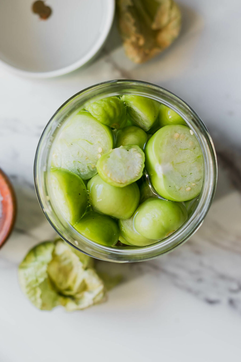 Quick Pickled Tomatillos ⋆ Easy Refrigerator Pickled Tomatillos!