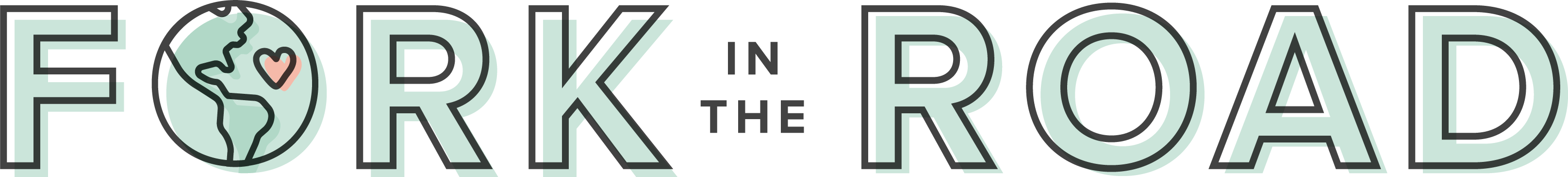 Fork in the Road plant-based food blog logo