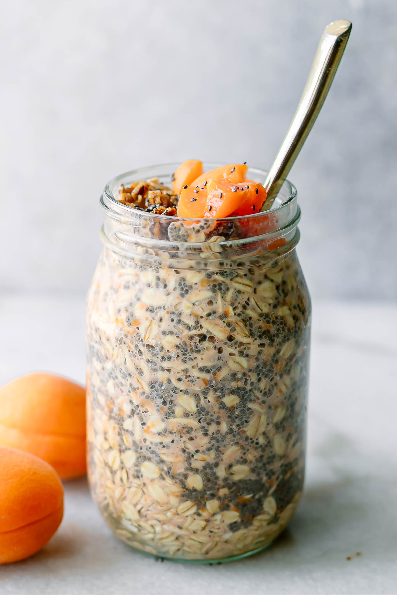 Overnight Oats Engraved Mason Jars